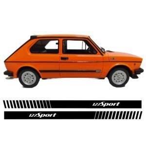 Fasce adesive dx e sx compatibili per fiat 127 sport tunning