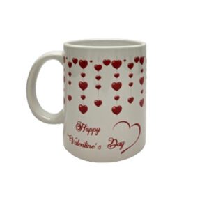 Tazza stampata personalizzata happy valentine's day idea regalo per gli innamorati