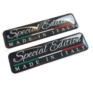 Adesivi resinati 3d sticker special edition made in italy auto moto