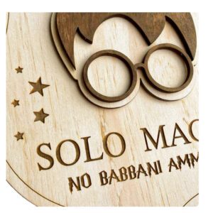 Fuori porta personalizzato con nome tema magia Harry Potter idea regalo - immagine 4