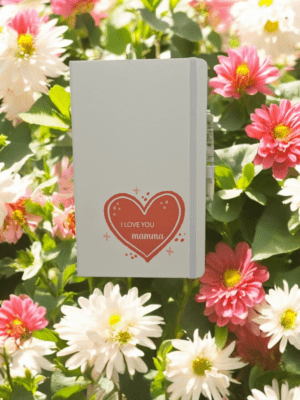 Notes personalizzato i love you mamma con cuore idea regalo festa della mamma - immagine 2