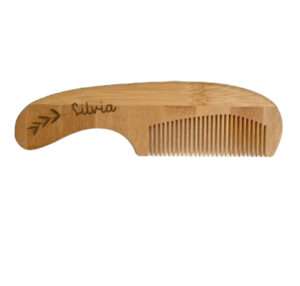 Pettine in legno neonato personalizzato idea regalo nascita - immagine 6